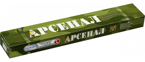 Электроды сварочные Арсенал МР-3, ф 3 мм (уп-2,5 кг) купить с доставкой в Долгопрудном